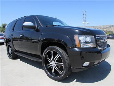 07 chevrolet tahoe lt z71 black leather