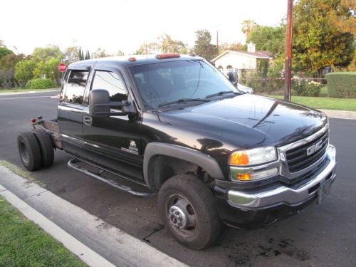 2007 gmc sierra sle extended cab 3500 dually 4x4 diesel!!