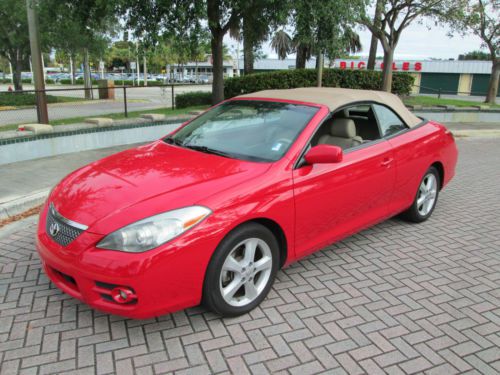 2008 solara sle conv one owner fla car heated seats low reserve garaged like new