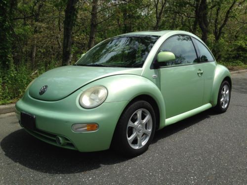 Sell used 2001 yellow volkswagen beetle turbo sport with sunroof ...