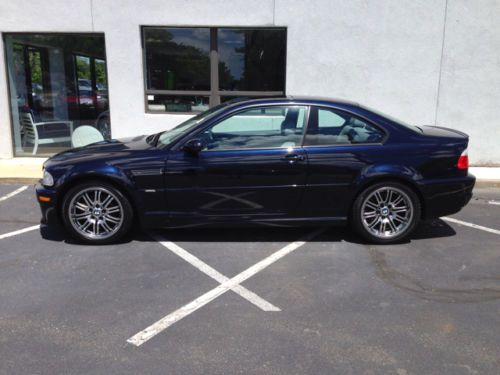 Coupe e46 m3 manual carbon black, very clean car &amp; clean car fax