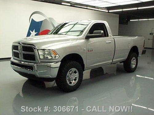 2012 dodge ram 2500 slt reg cab 4x4 diesel long bed 8k texas direct auto