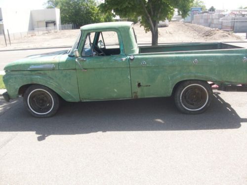 1961 ford f100 rare unibody pickup rat rod project v8