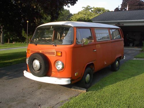 1973 vw bus camper westfalia no reserve, runs great, daily driver