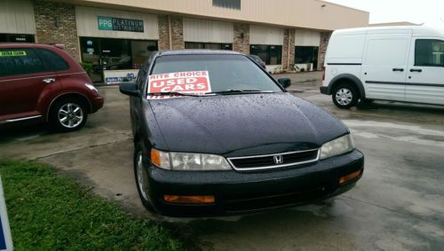 1996 honda dark green 4 door