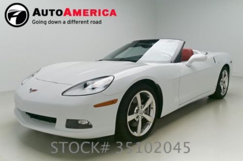 2009 chevrolet corvette 3lt convertible 4k low mile nav htd leather clean carfax