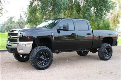 Purchase used lifted crewcab 2500 4x4 37 inch tires 20inch black wheels ...