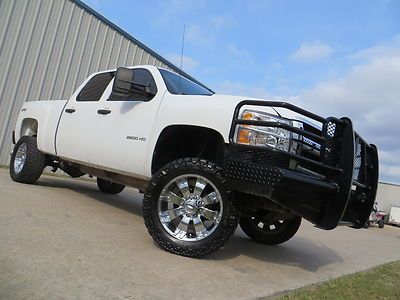 08 k2500hd 6.6 duramax 6spd allison swb b&amp;w lifted nitto 20s intake exhaust tx