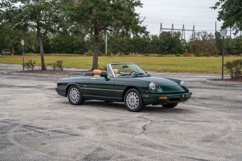 1991 alfa romeo spider special color green veloce