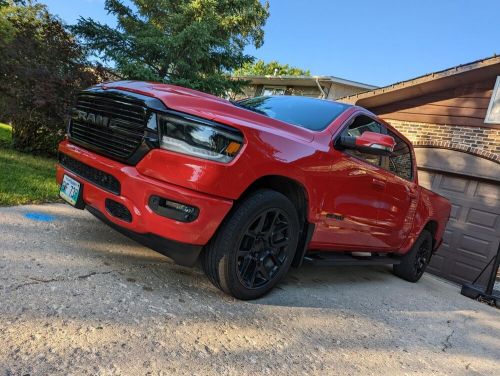 This is a 2020 ram night edition in flame red. new body style