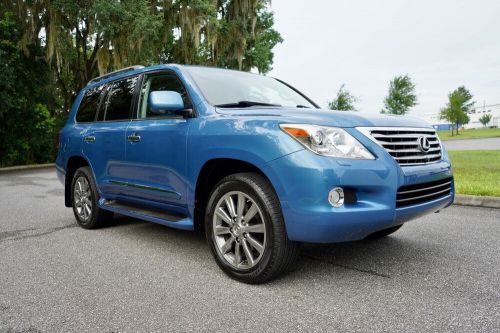 2010 lexus lx rare coastal azul mica 1 owner clean southern carfax excellent