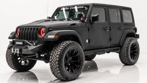 2020 jeep wrangler black and tan 4x4 4dr suv