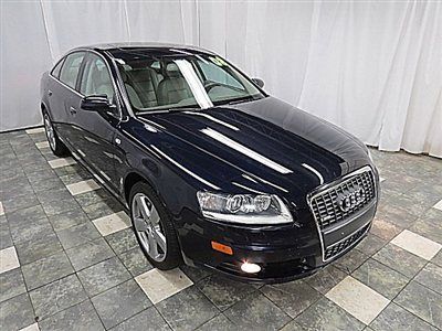 2008 audi a6 3.2l quattro s-line 71k xenon navigation bose mroof heated seats !!