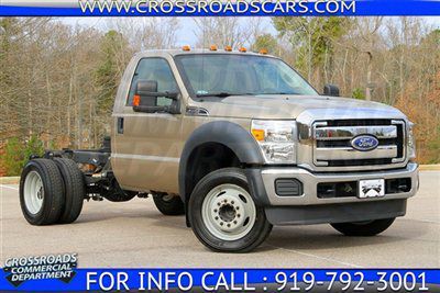 2011 f-450 super duty xlt 6.8l v-10 cab chassis 4.88 axle 16,500# gvwr crcars