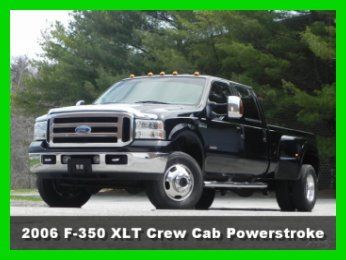 2006 ford f350 xlt crew cab 4 door dually 4x4 4wd 6.0l powerstroke turbo diesel