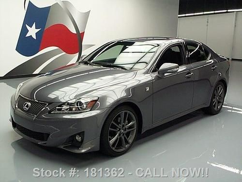 2012 lexus is 250 f-sport auto sunroof nav rear cam 5k texas direct auto