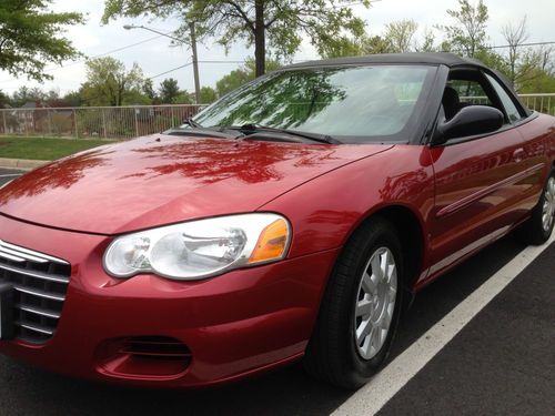 2005 chrysler sebring base convertible, only 42,000 miles