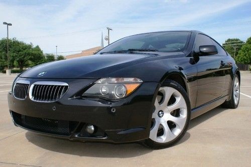 Black/black sport/prem 645ci!!  best deal around!!  financing available!!