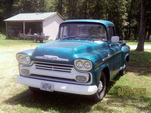 1958 chevrolet apache 3100 stepside