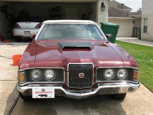 1971 mercury cougar convertable xr7