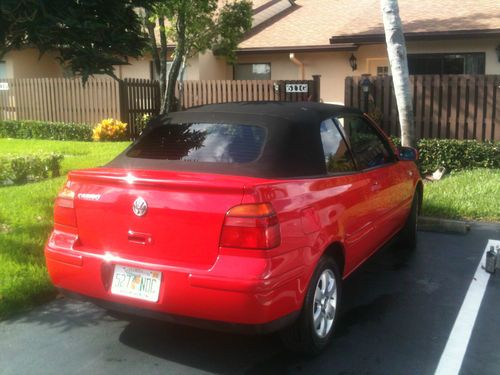 2002 volkswagen cabrio glx convertible 2-door 2.0l