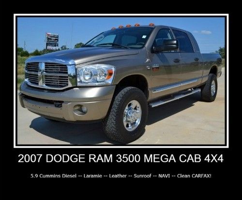 4x4 5.9 cummins diesel -- mega cab -- laramie - sunroof -- clean carfax!