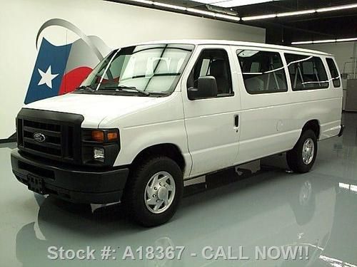 2010 ford e-350 xl extended 5.4l v8 15-passenger 77k mi texas direct auto