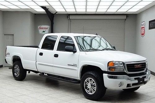 2007 sierra 2500hd diesel 4x4 sle2 long bed crew cab bose texas truck