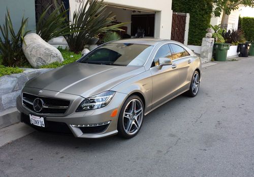 2012 mercedes benz cls63 cls amg performance center edition pce matte bronze