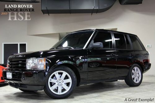 2003 land rover range rover hse black/black loaded