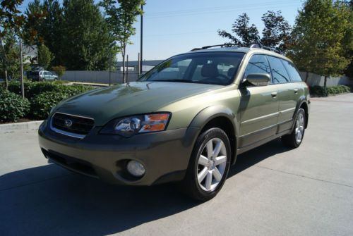 2005 subaru outback 3.0r h6 ll bean. 40k miles. willow green. fully loaded!