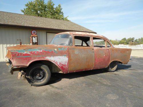 1957 chevrolet chevy bel air 4 door sedan project