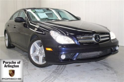 Cls 550 blue navi gps leather memory seats harman kardon audio sedan low miles