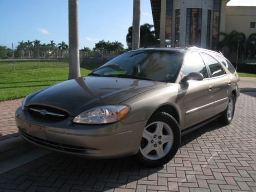 2002 ford taurus sel deluxe wagon 1 owner fl only 20k miles! very nice