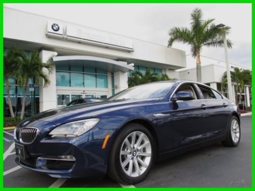 13 certified deep sea blue 3l i6 640-i grancoupe *comfort access  *navigation