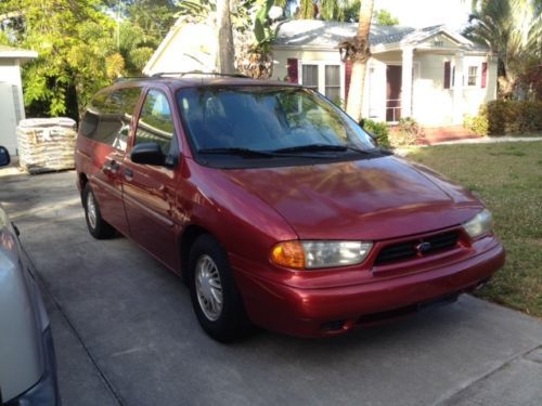 1998 ford windstar gl mini passenger van 3-door 3.8l nr no reserve