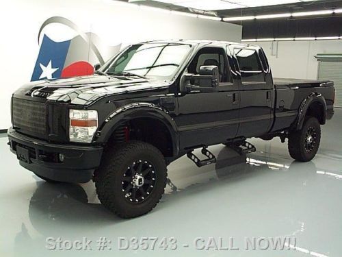 2008 ford f350 crew fx4 4x4 longbed diesel lift nav 79k texas direct auto