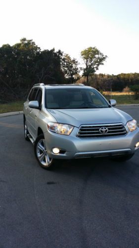2008 toyota highlander limited sport utility 3.5l low miles! no accident