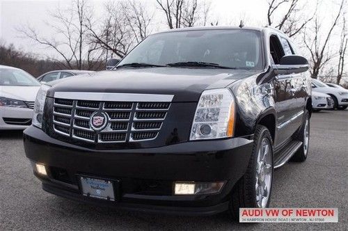 2010 cadillac escalade luxury edition black 6.2l v8 moonroof nav 3rd row leather