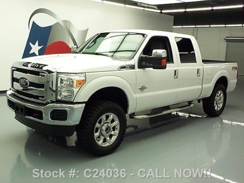 2012 ford f-250 xlt crew fx4 4x4 diesel 6-pass 20&#039;s 42k texas direct auto