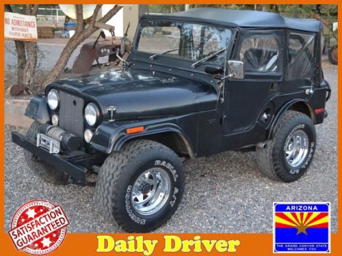 Jeep cj5 classic cj wrangler arizona vintage 4x4 rock crawler trail jeep