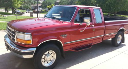 1997 ford f250 powerstroke 7.3 xlt super cab, lg bd, 2 owner, no rust, ex. cond.