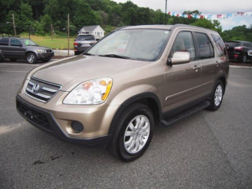 2005 cr-v ex auto 4wd 2.4l leather moonroof cd changer 65k miles tan