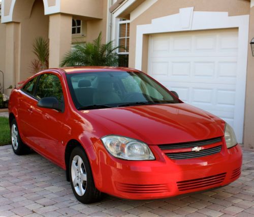 2008 chevrolet cobalt lt 2 door red low miles a/t project car clean condition