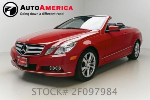 2011 mercedes e350 convertible 42k low miles rearcam nav htd seats cln carfax