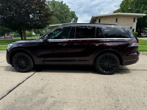 2023 lincoln aviator lincoln aviator black label  awd leather panoramic sunroof