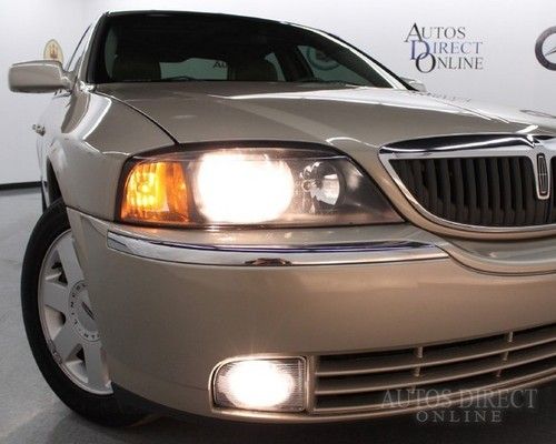 We finance 2005 lincoln ls 60k cleancarfax mroof wrrnty lthrpwrsts sdeairbags cd