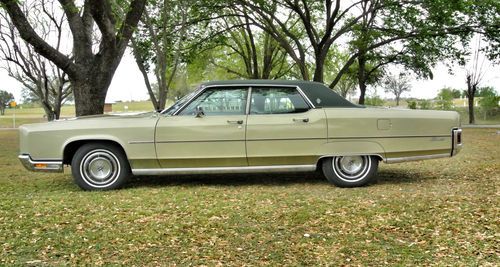 1972 lincoln continental base 7.5l