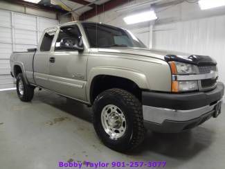 03 chevy silverado 2500 ex cab 4x4 4wd 6.6 liter duramax diesel clean carfax