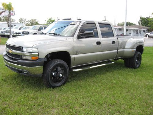 2001 chevrolet c-3500 crew cab diesel 4x4